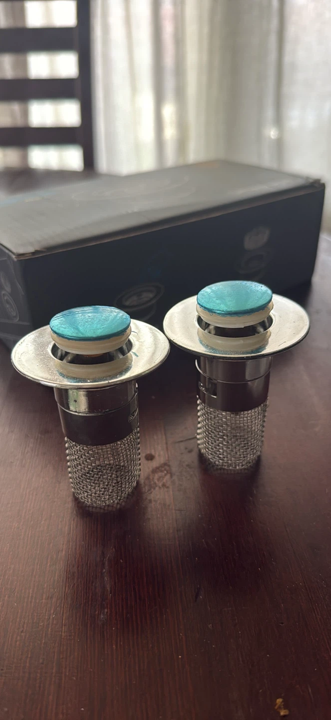 Set of 2 Universal Kitchen Sink Strainers