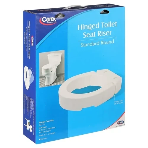 Brand New Hinged Elongated 3.5” Toilet Seat Riser - photo 2