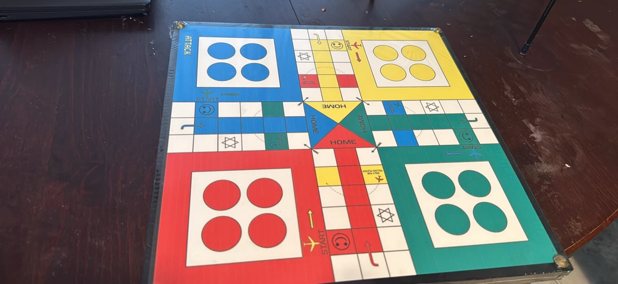 Board Game Bundle: Tumbling Tower and Ludo/Chess Set - photo 4