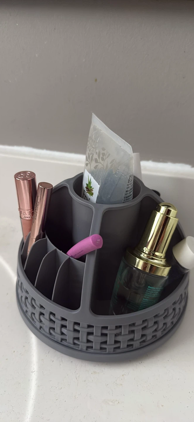 Grey Rotating Makeup Organiser - photo 4