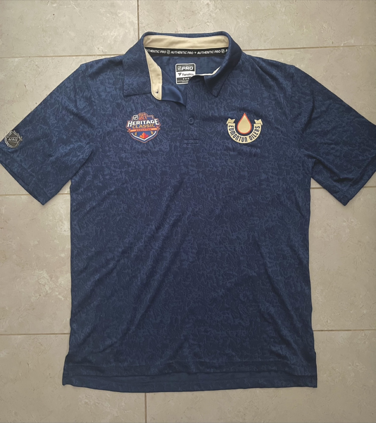 Edmonton Oilers Heritage Classic Polo Shirt