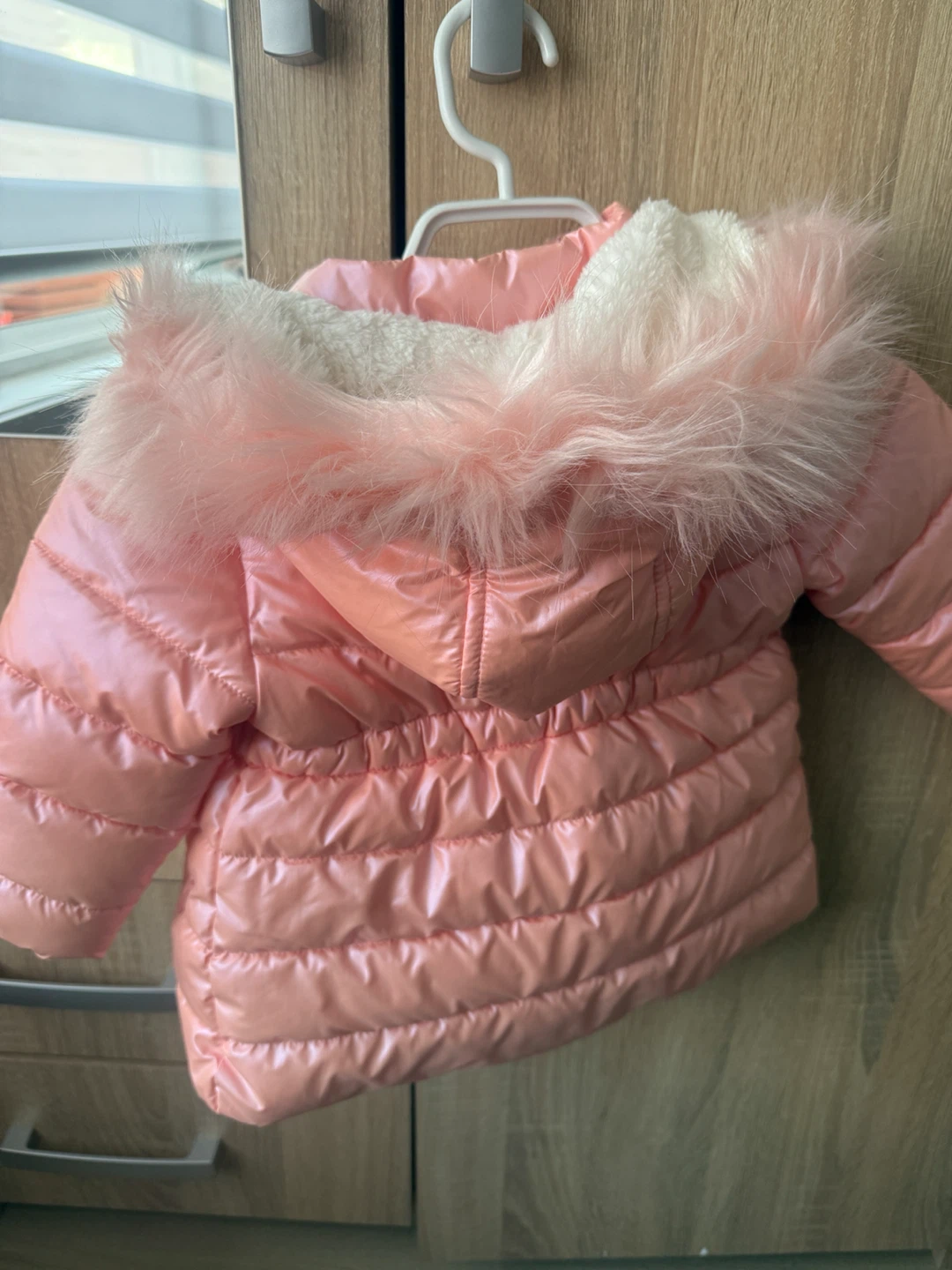 George Pink Puffer Jacket 6-12M - photo 3
