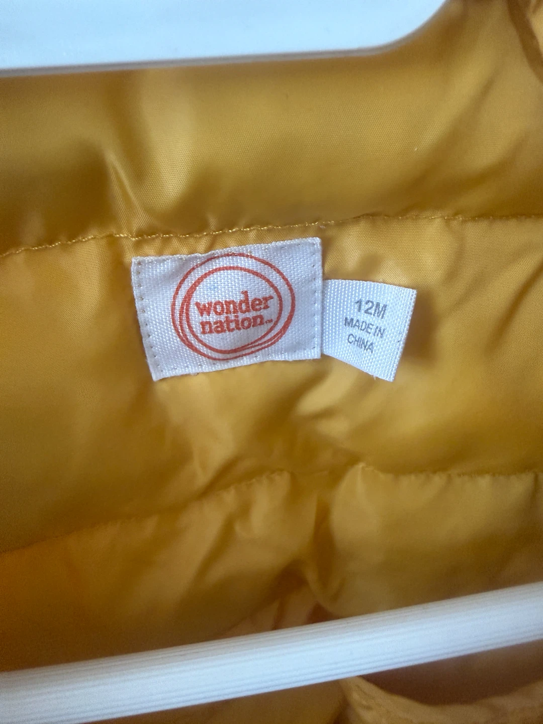 Wonder Nation yellow puffer jacket - photo 2
