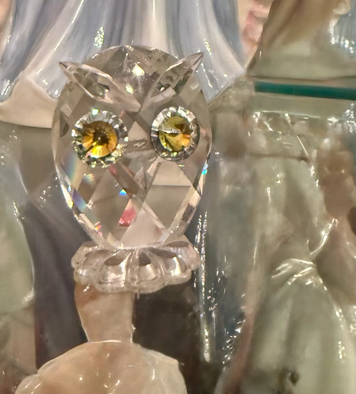 Swarovski Crystal Owl Figurine