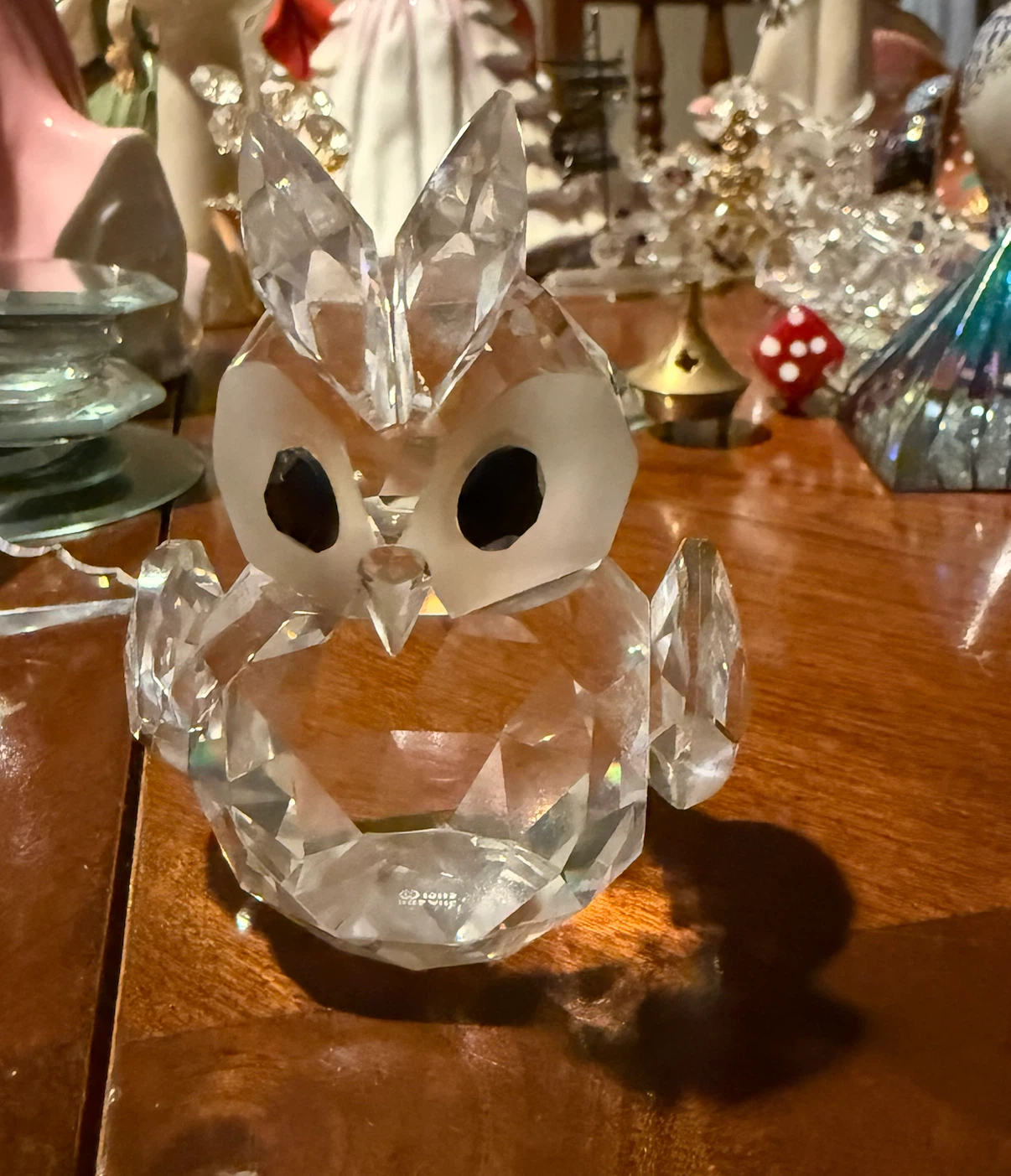 Swarovski Crystal Owl Figurine