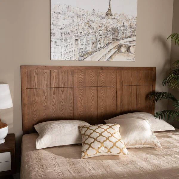 New King Size Mid Century Modern Wood Headboard - photo 3