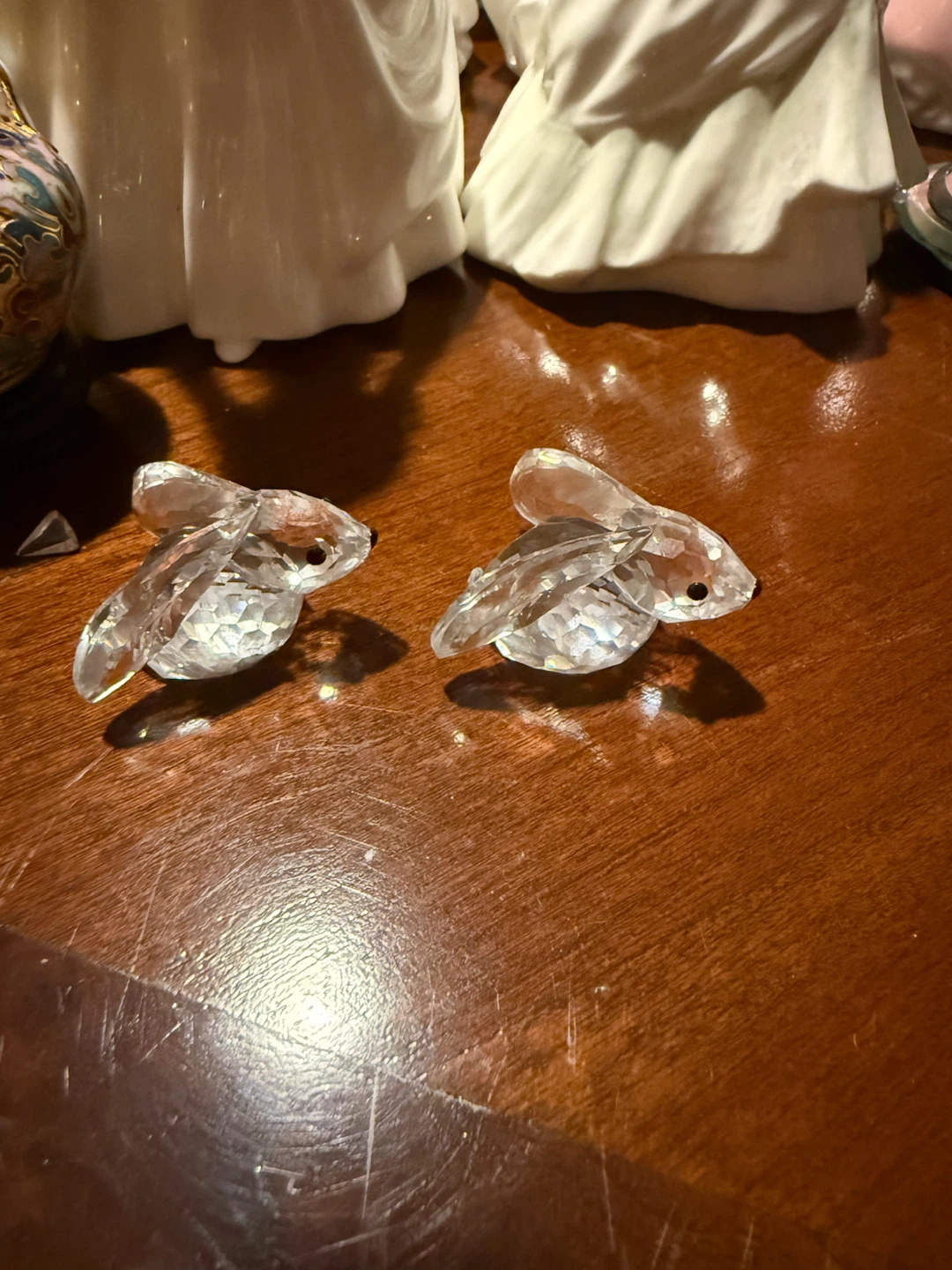 Swarovski Crystal Rabbit Figurines