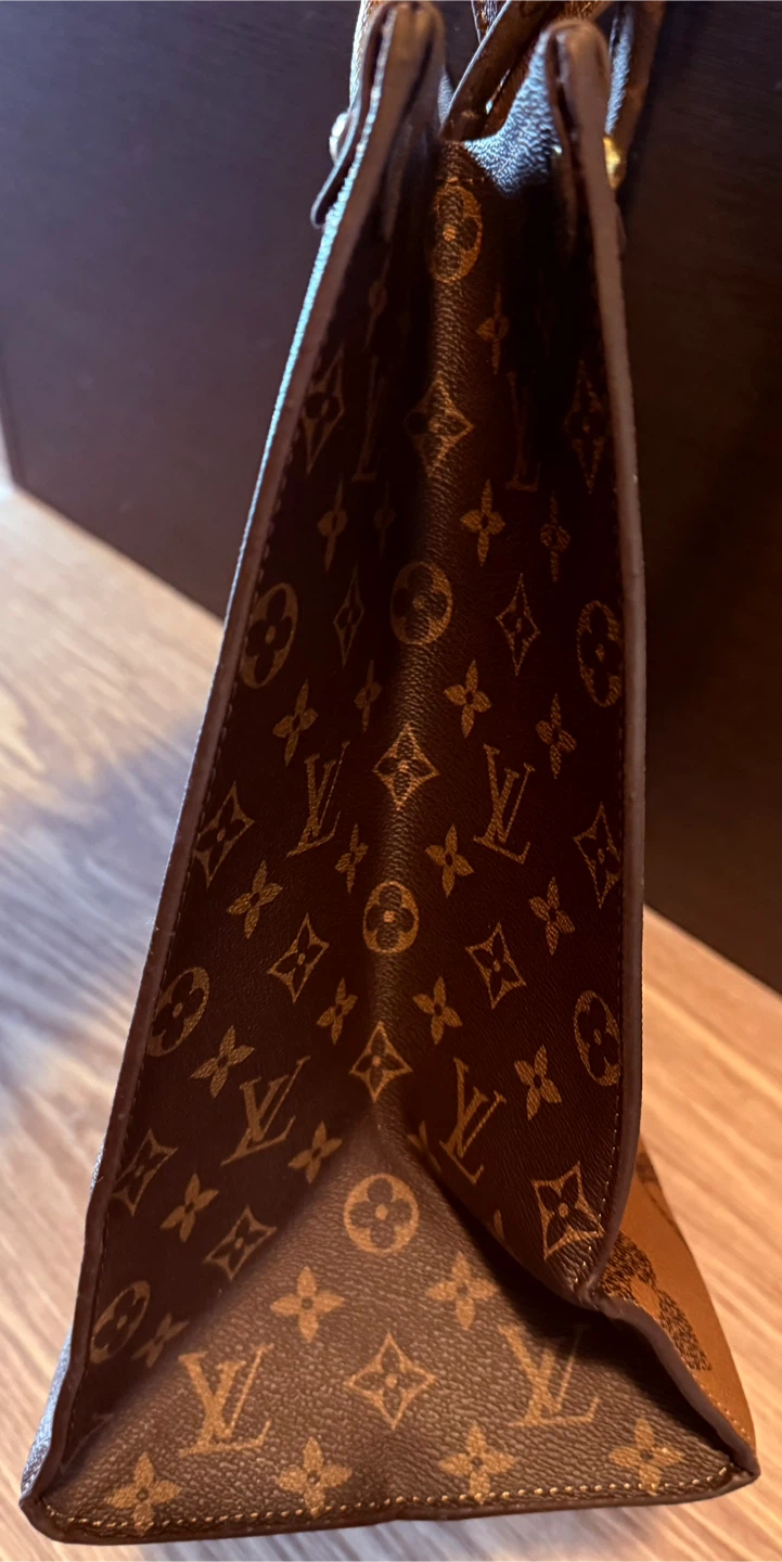 NEVER USED • MINT • Large LV LOUIS VUITTON TOTE  w Should Straps - photo 2