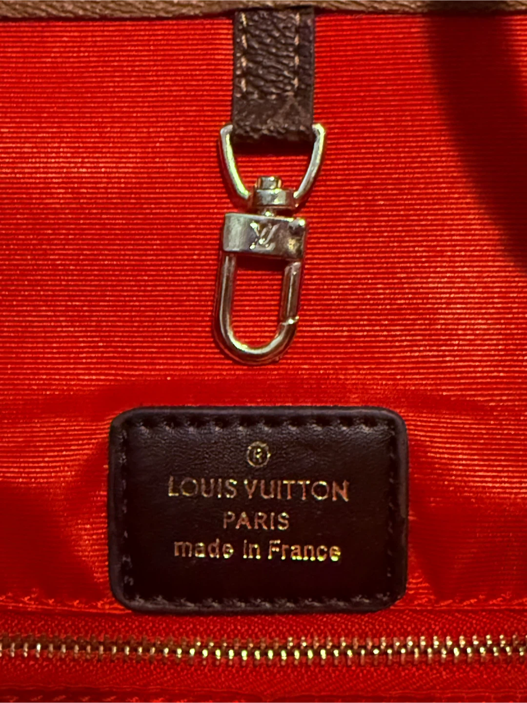 NEVER USED • MINT • Large LV LOUIS VUITTON TOTE  w Should Straps - photo 4