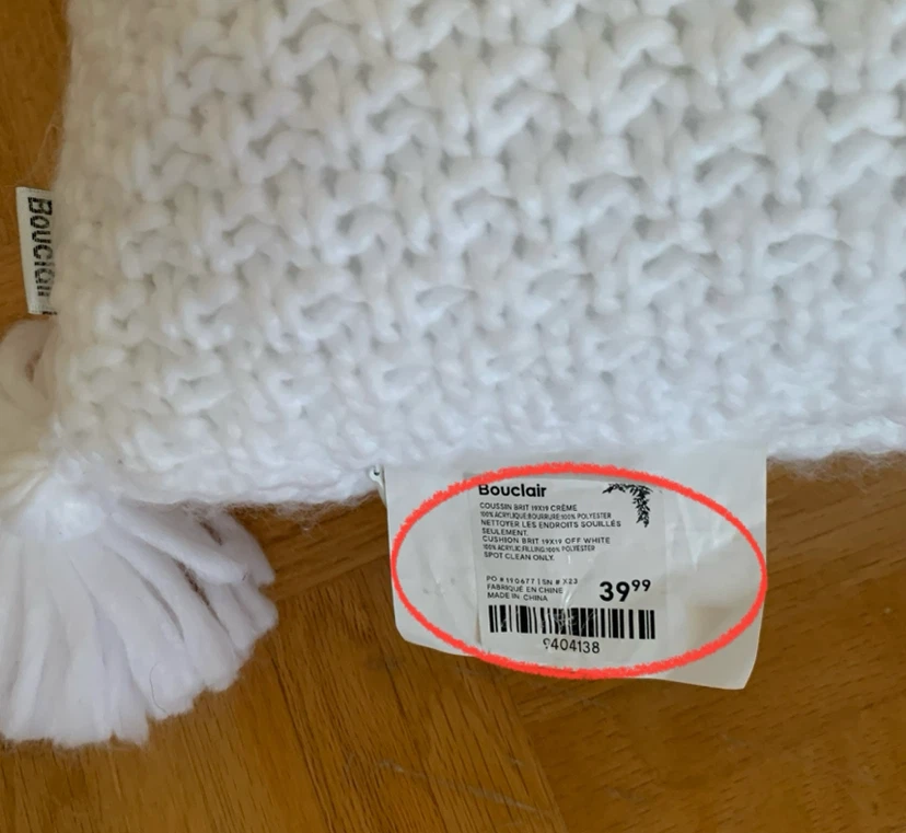 6 Knit Covered Cushions (worth $200+) - photo 2