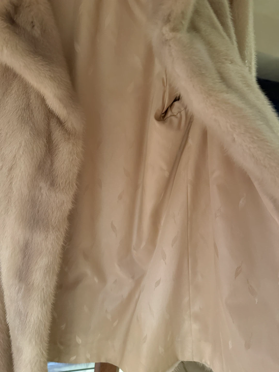 Vintage Pastel Mink Fur Coat