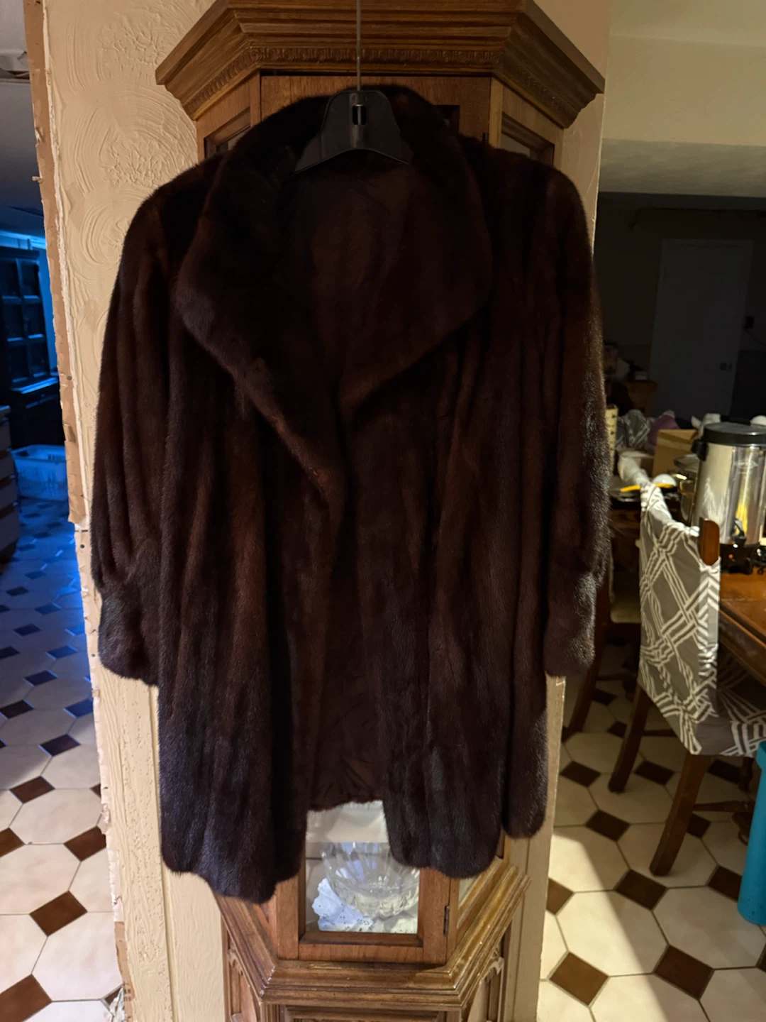 Vintage Brown Mink Fur Coat