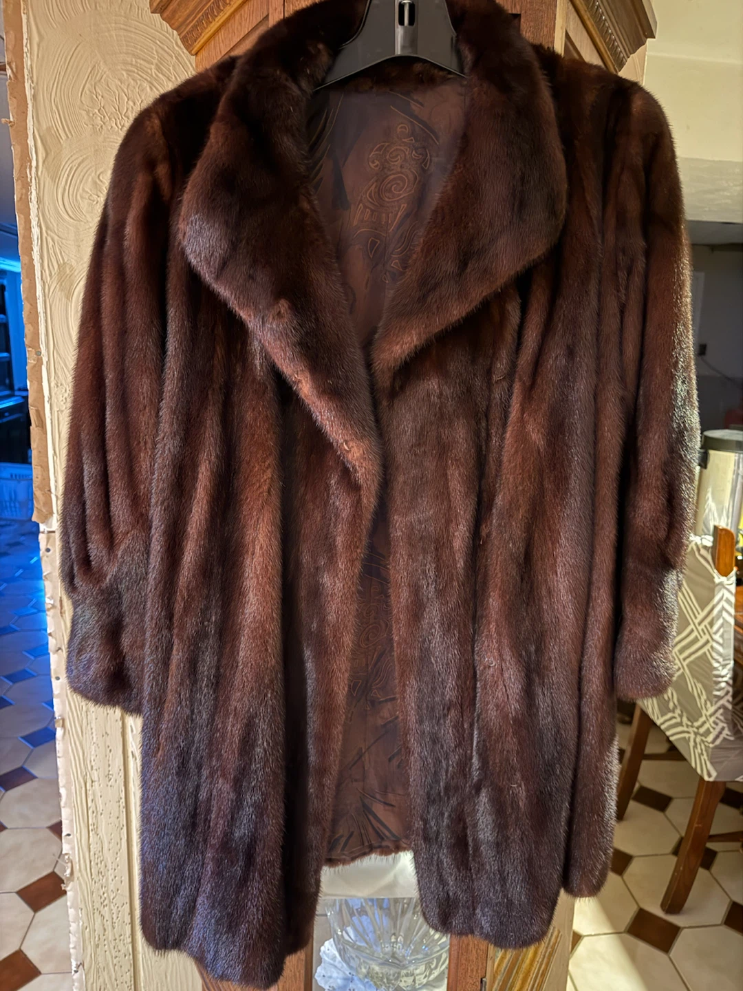 Vintage Brown Mink Fur Coat - photo 2
