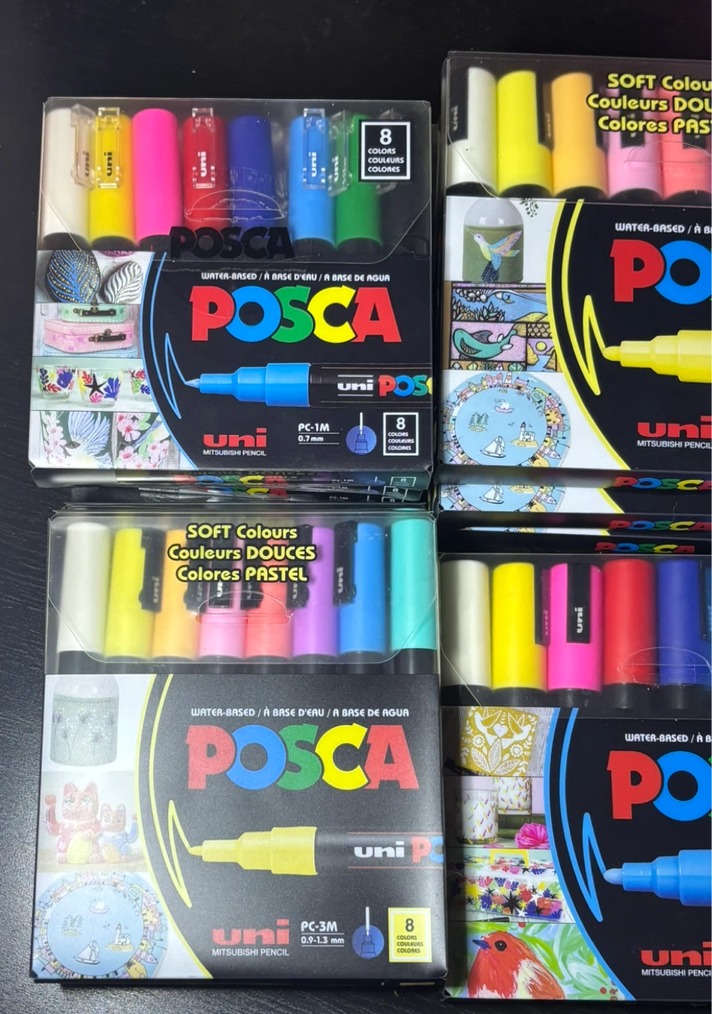 POSCA PC-3M,5M,1M Water-Based Paint Markers various sets - photo 2