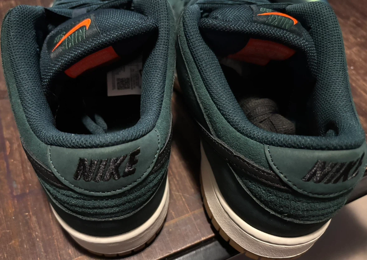 Nike SB Dunk Low Pro Deep Fir Black Orange Label Men's 11.5 - photo 3
