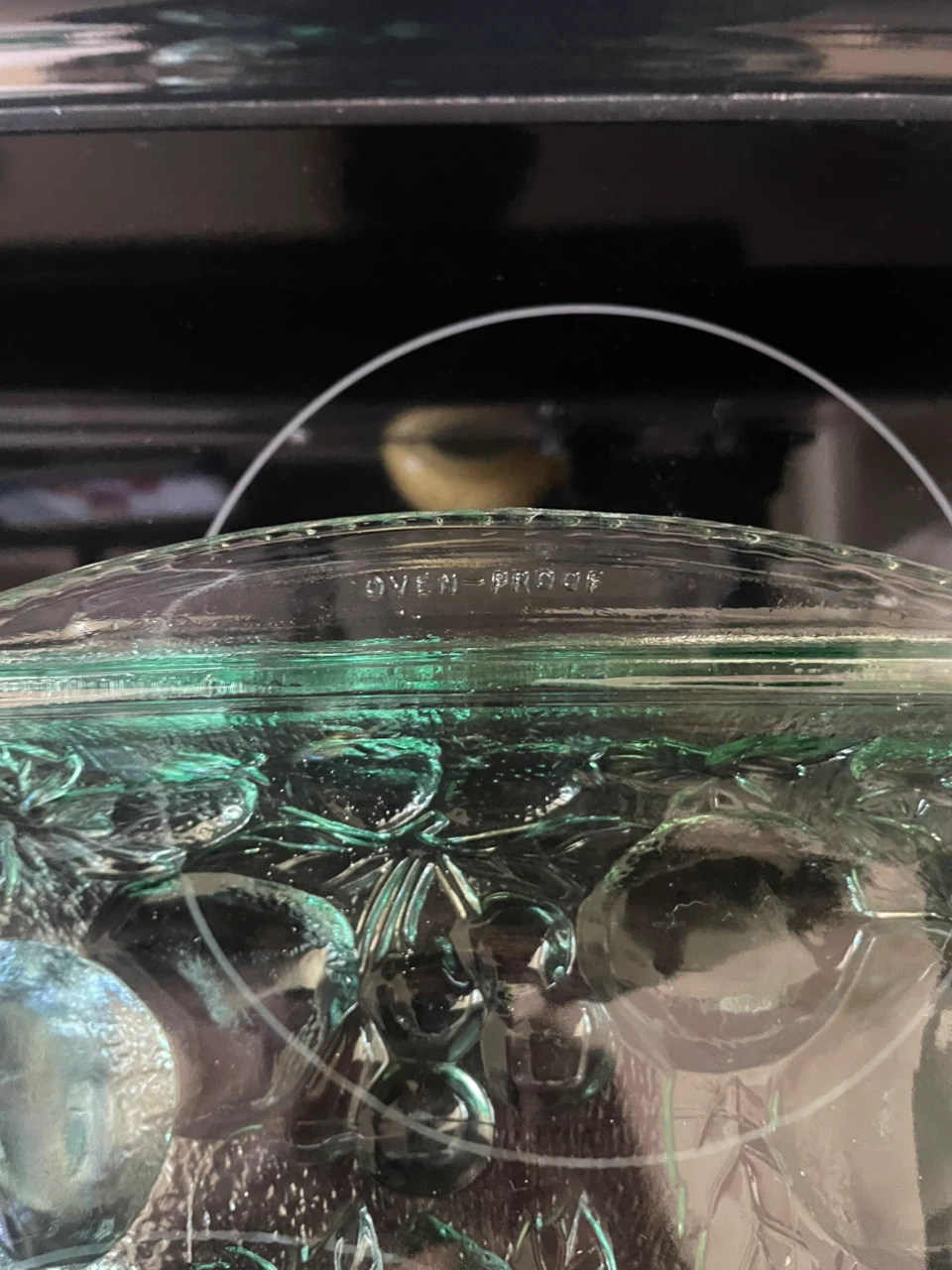 Vintage Green Glass Baking Dish Set - photo 2