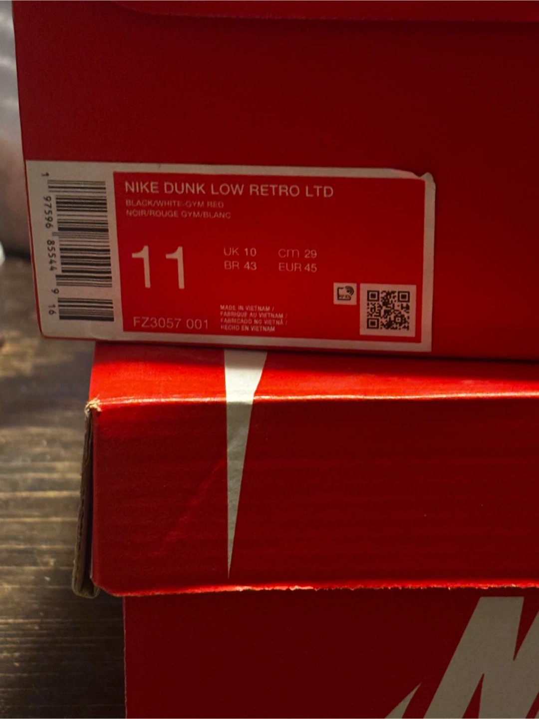 Nike dunk low “biker tattoos” men’s size 11 NEW - photo 5