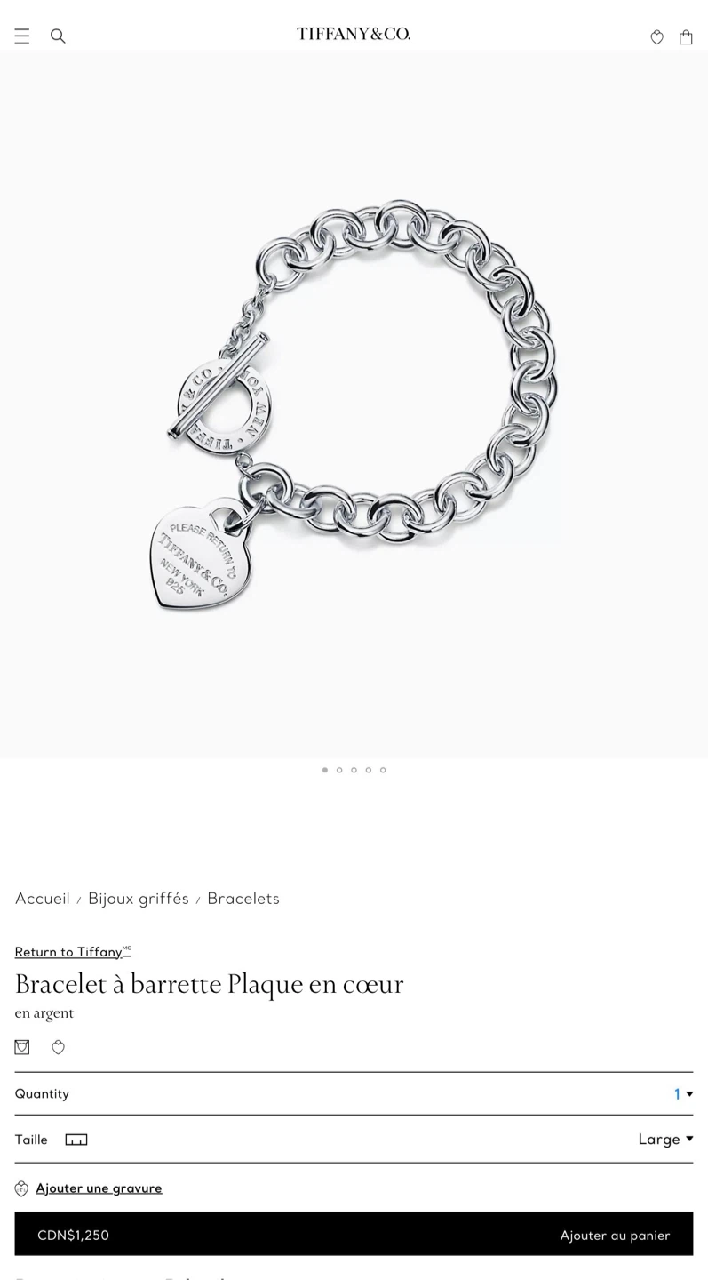 Tiffany & Co. Return to Tiffany Heart Tag Bracelet - photo 2