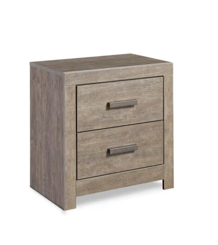 Rustic Two-Drawer Nightstand - photo 2