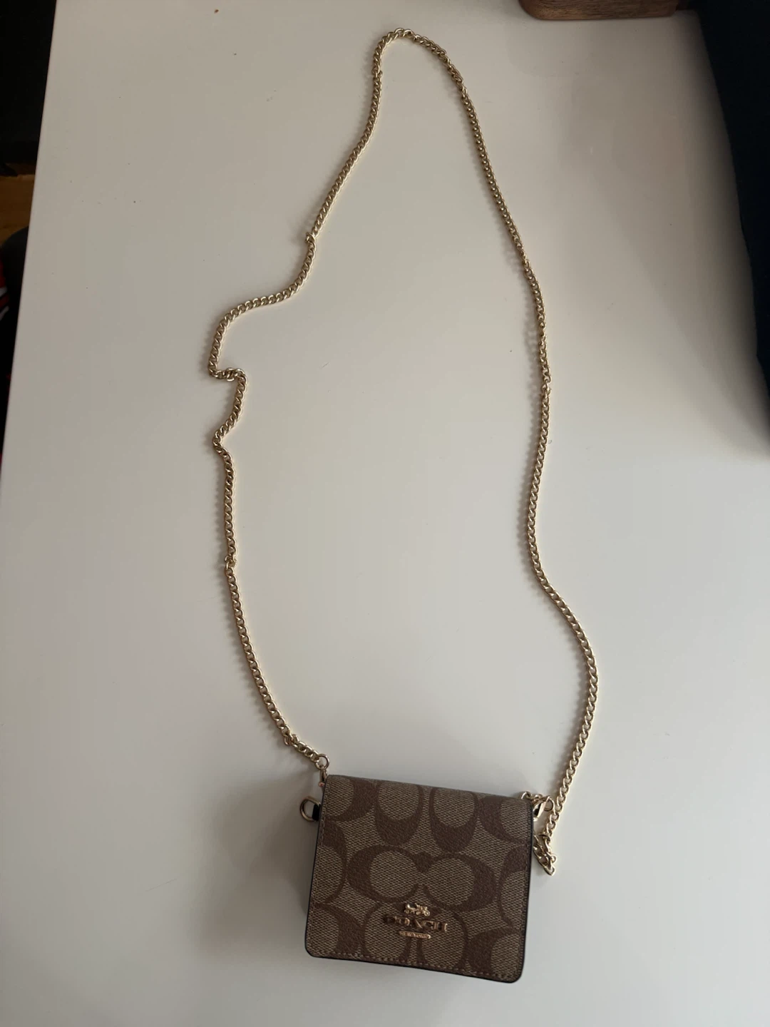 Coach Signature Canvas Mini Crossbody Bag