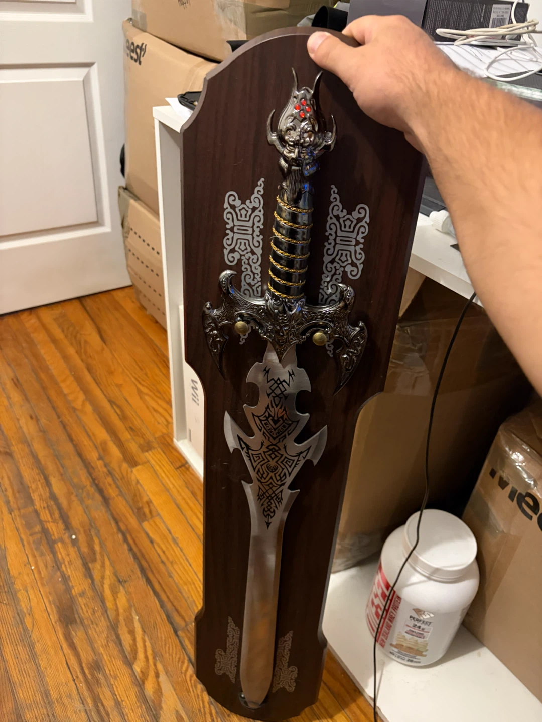 Fantasy Decorative Dagger with Wall Plaque