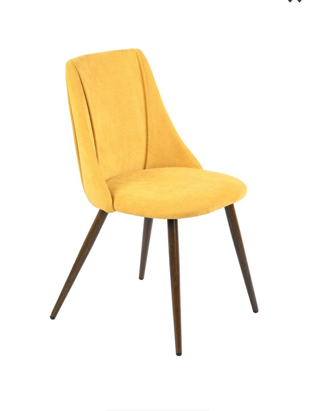 Homy Casa Smeg Yellow Upholstered Dining Chairs - photo 3