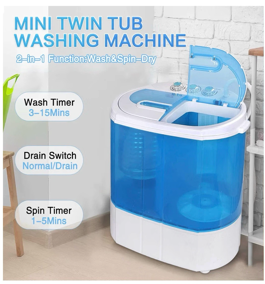 Mini Twin Tub Portable Washing Machine - photo 4