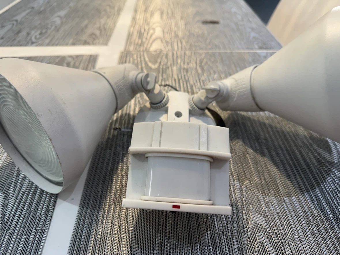 Double Head Motion Sensor Flood Light