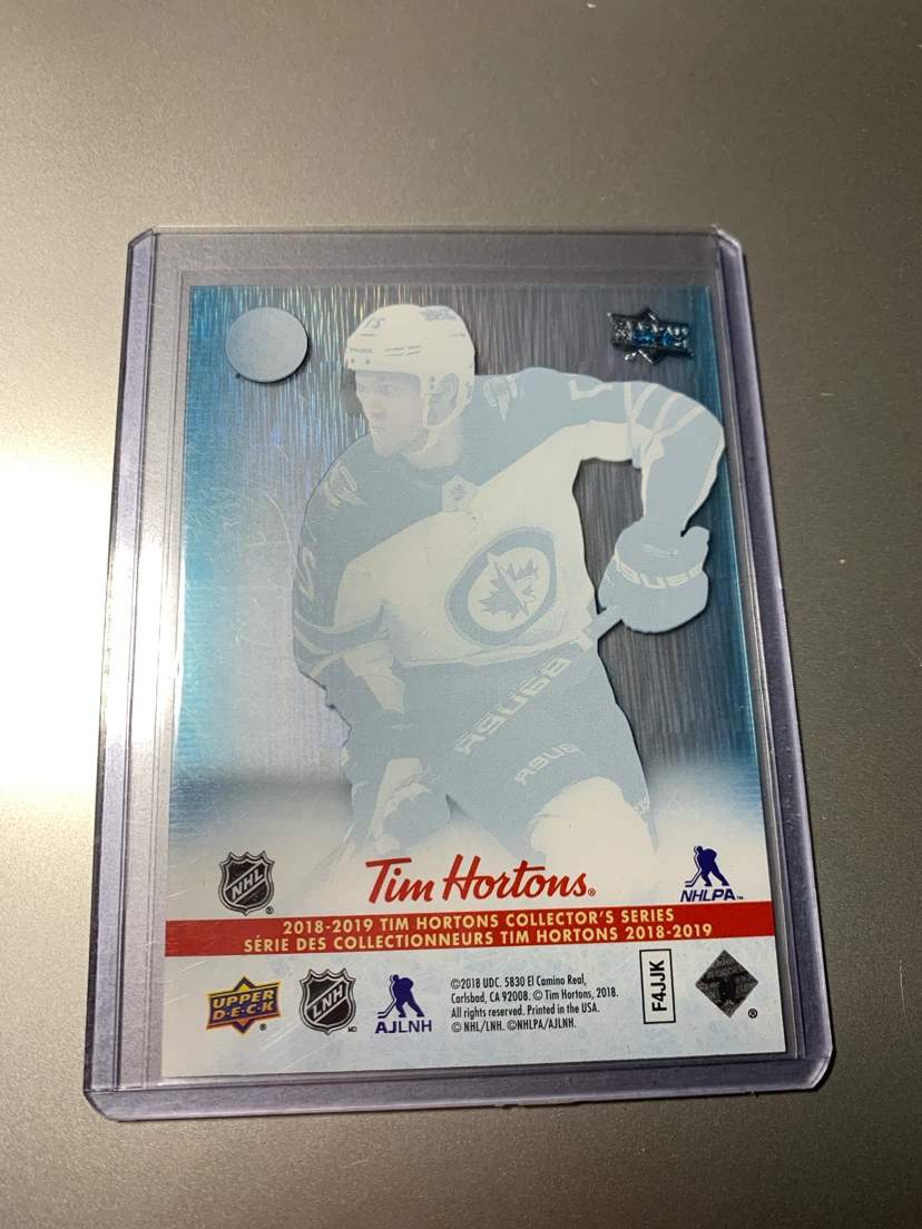 2018-19 Upper Deck Nikolaj Ehlers Tim Hortons Card - photo 2