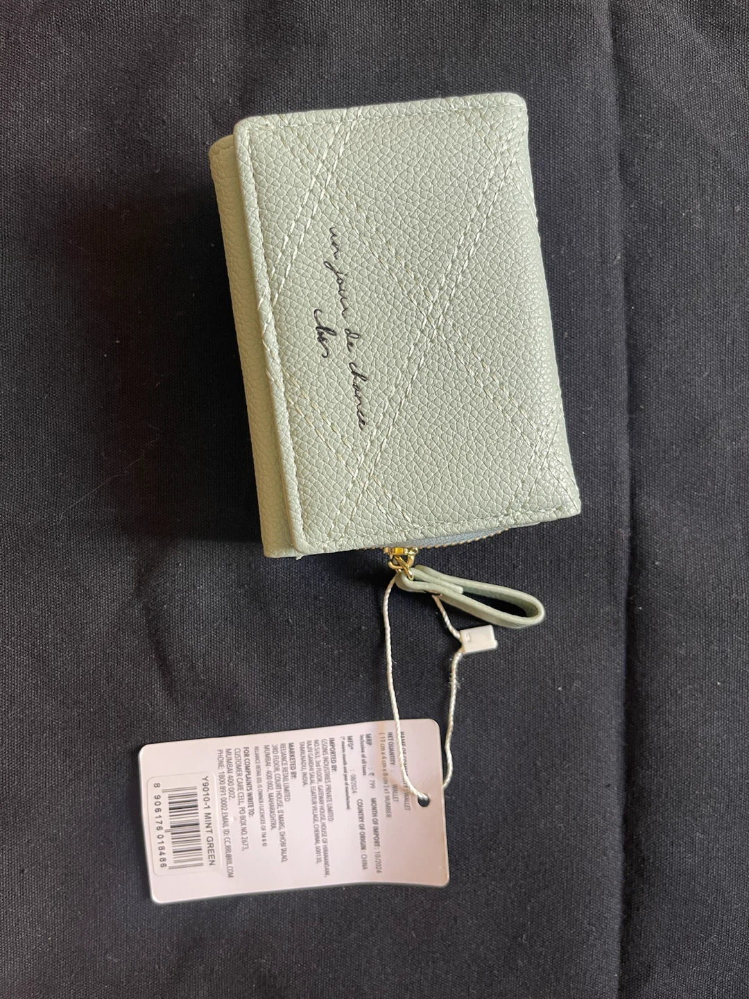 Mint Green Trifold Women's Wallet - photo 2