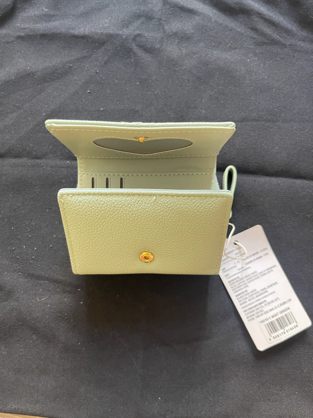 Mint Green Trifold Women's Wallet - photo 4