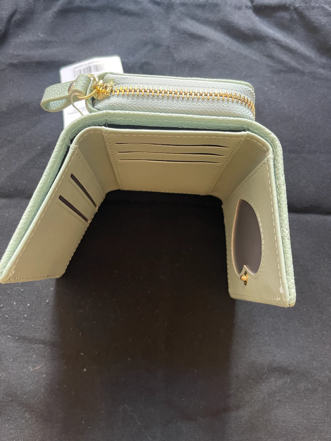 Mint Green Trifold Women's Wallet - photo 5