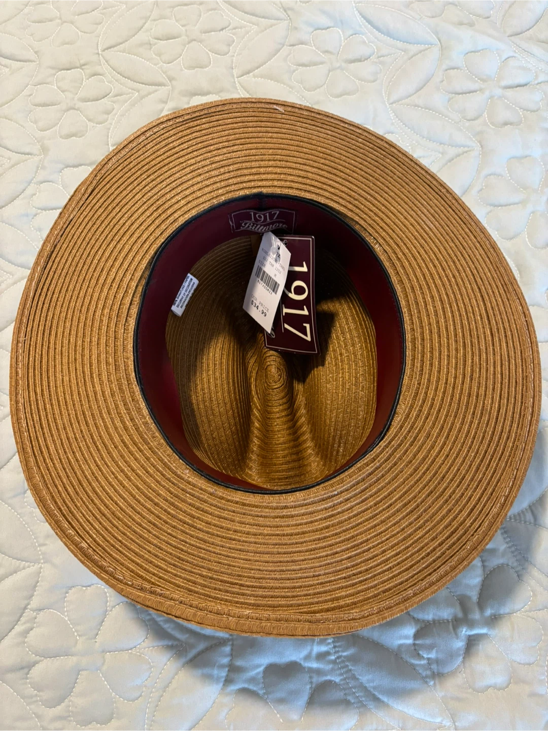 Men’s 1917 Biltmore Tan Straw Hat - photo 4
