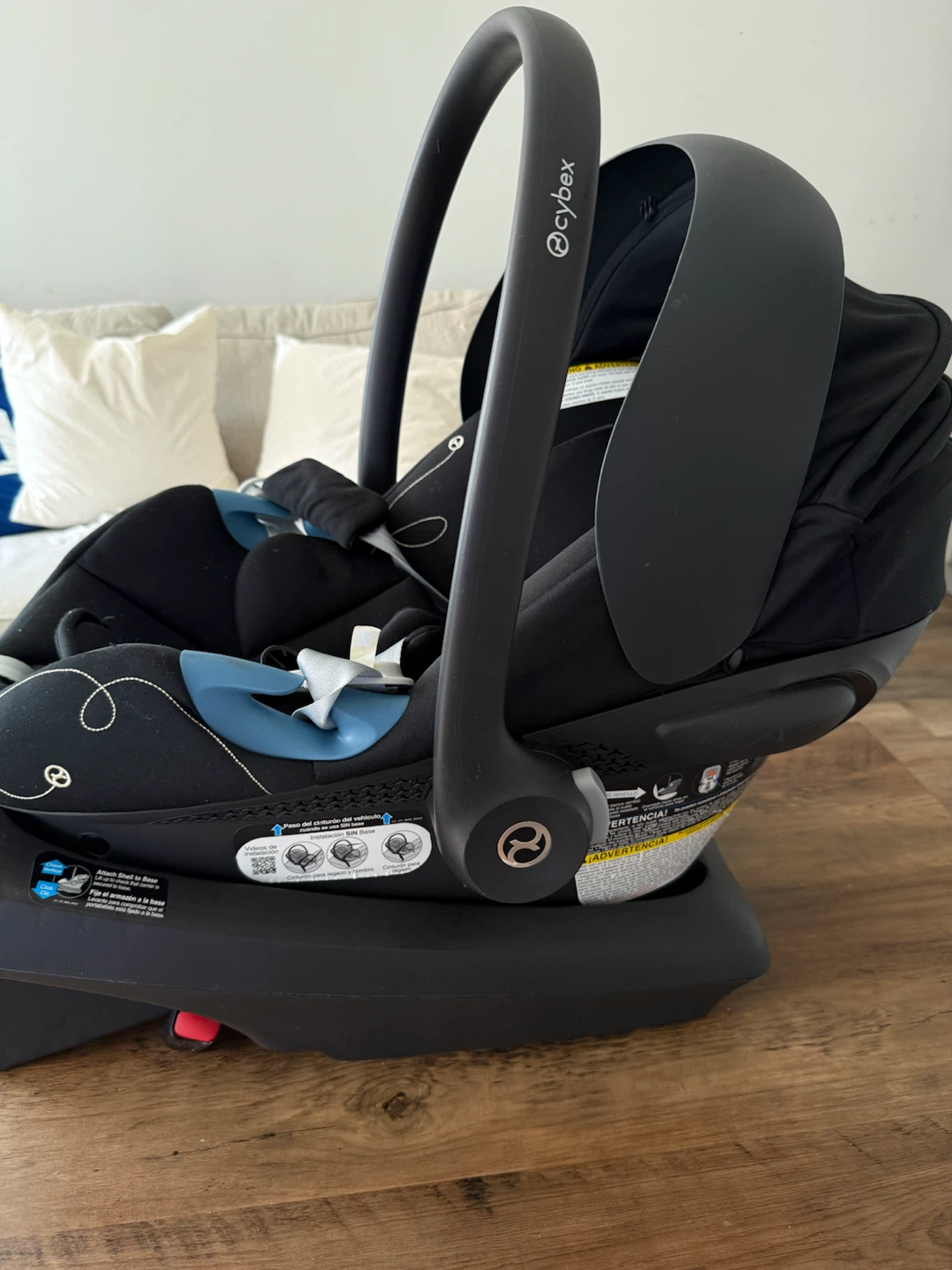 Cybex Infant Car Seat with Base and stroller - photo 4