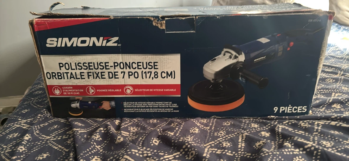 Simoniz 7-Inch Orbital Polisher/Sander