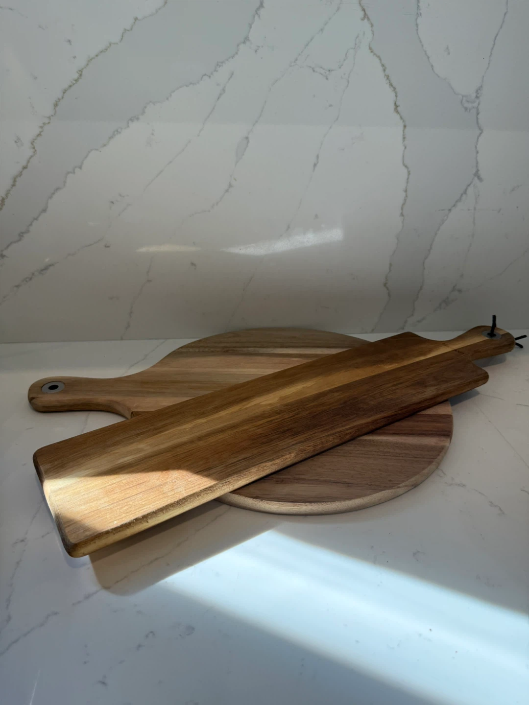 Set of Two Wooden Serving Boards - photo 2