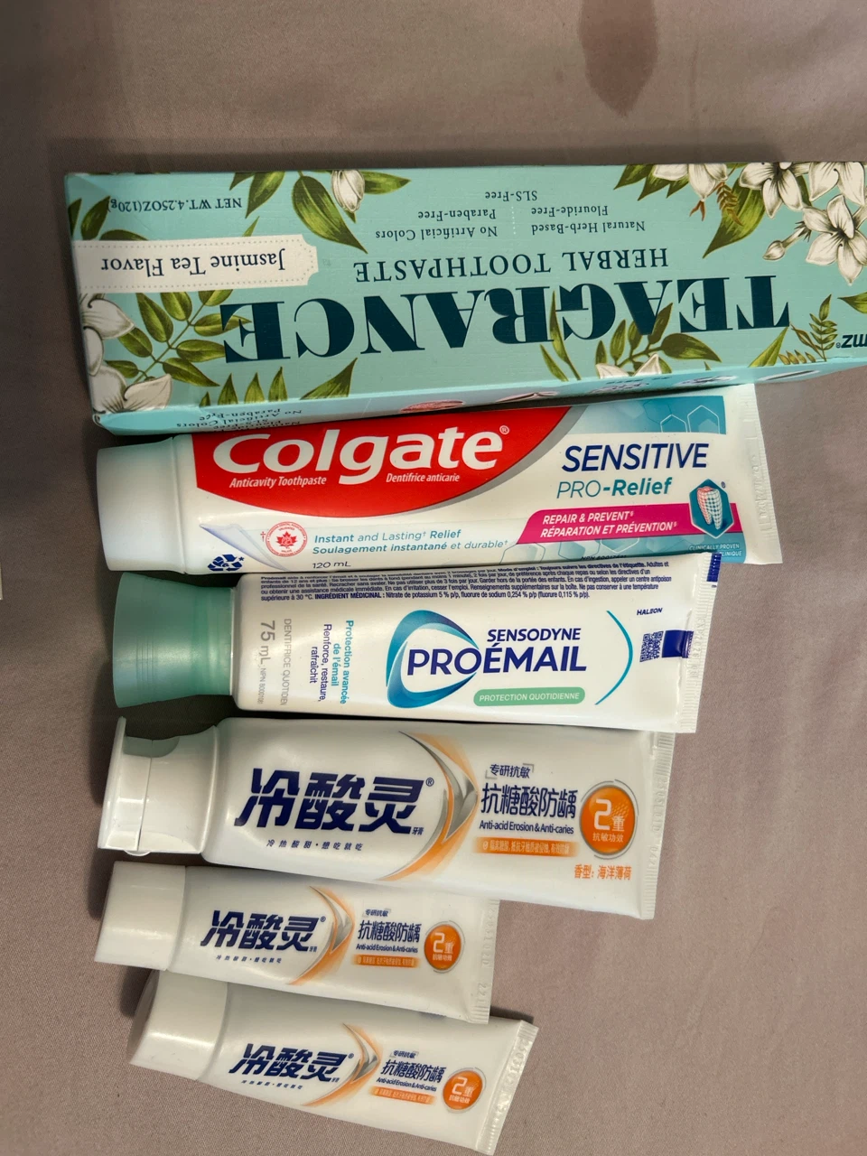 Assorted Toothpaste Lot