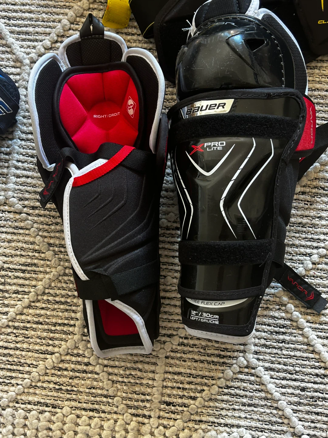 Bauer Vapor Shin Guards 12 inch