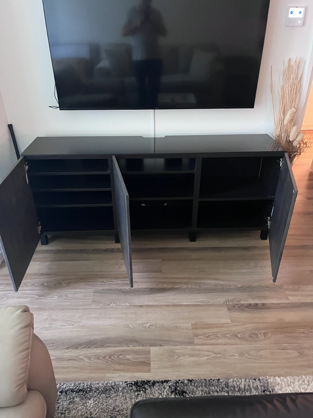 IKEA BESTA TV Unit with Glass Top - photo 4
