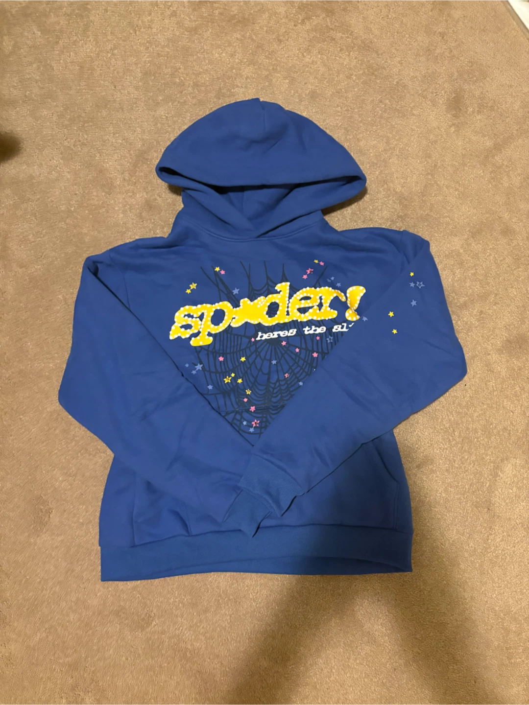 Sp5der Hoodie Blue