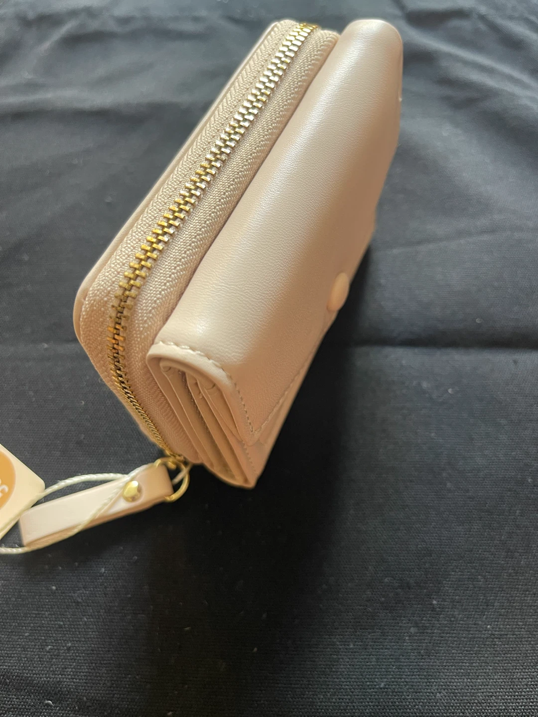 Beige/Off-White Compact Trifold Women's Wallet - photo 3