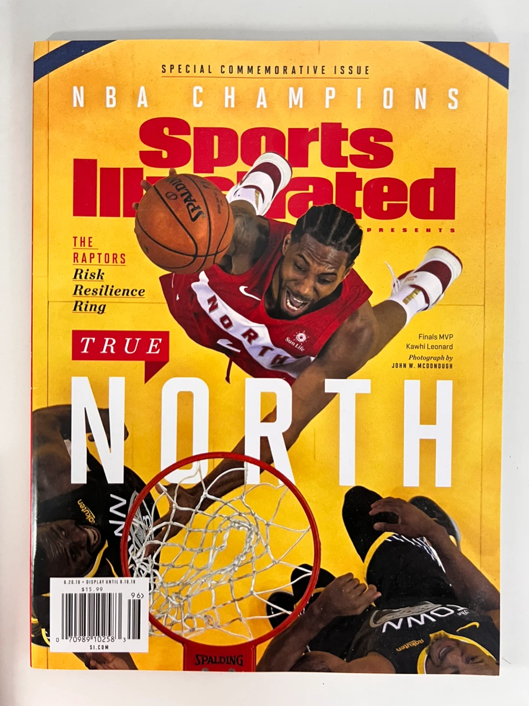 Sports Illustrated Magazine - Toronto Raptors - NBA Champions