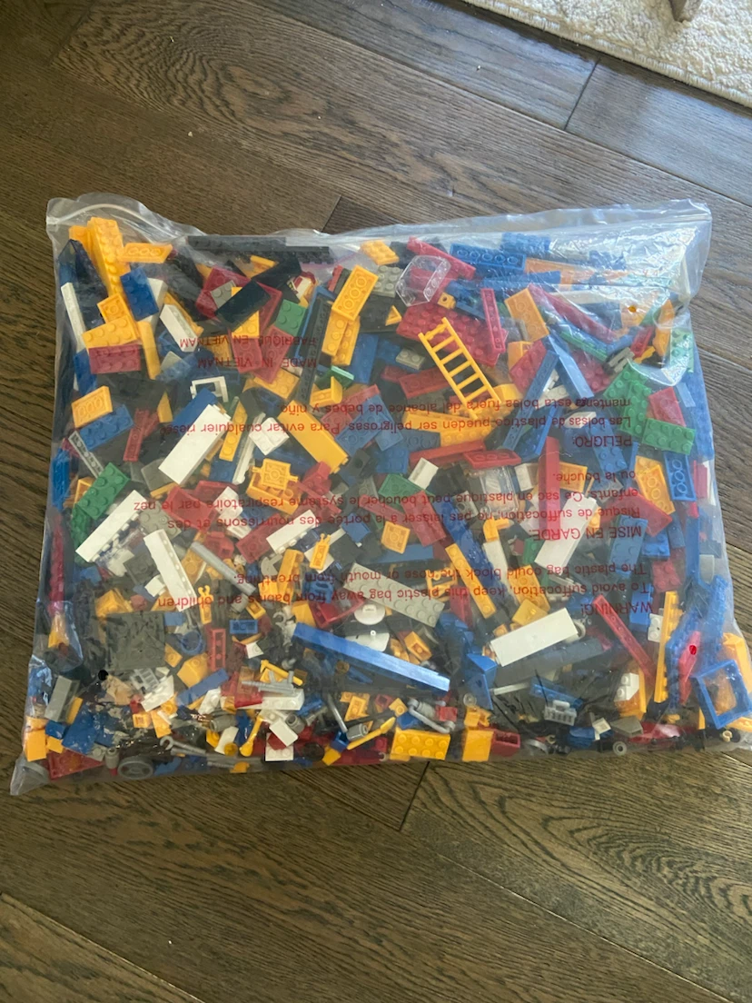 Assorted Bulk Knockoff Lego Bricks and Pieces - photo 2