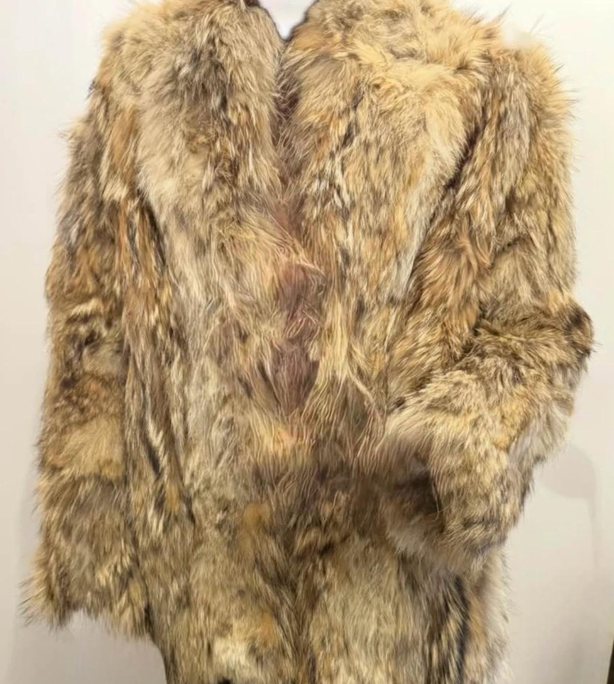 Vintage Coyote Fur Coat