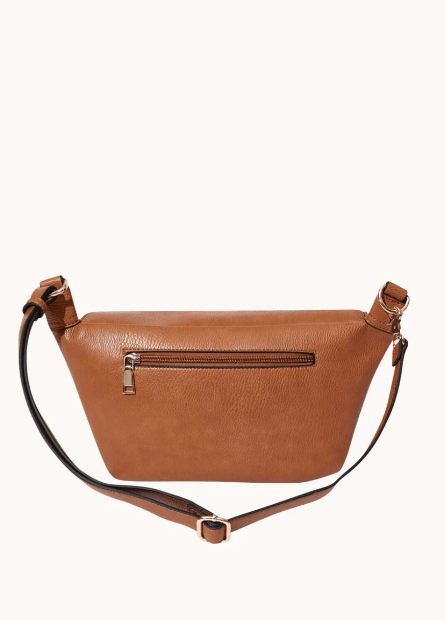 Poppy & Peonies Large Sidekick in Cognac Crossbody/ Belt Bag - photo 4