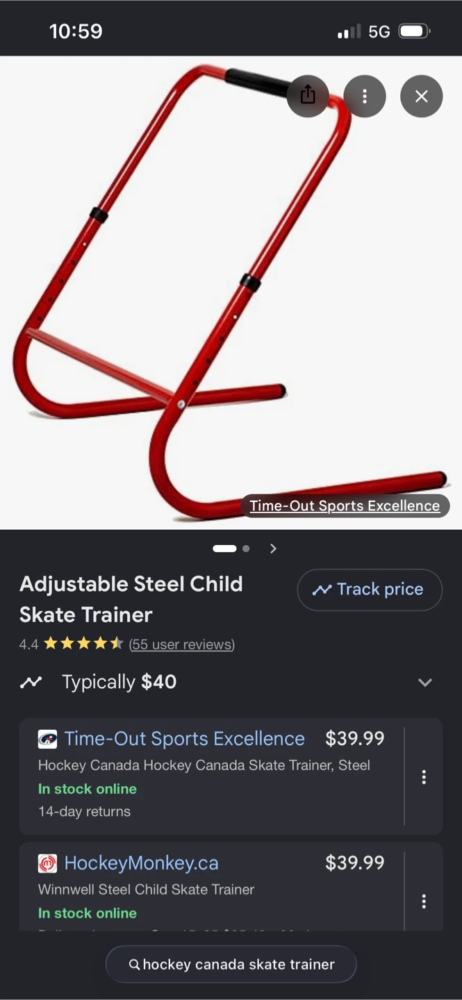 Canada Child's Steel Skate Trainer - photo 2
