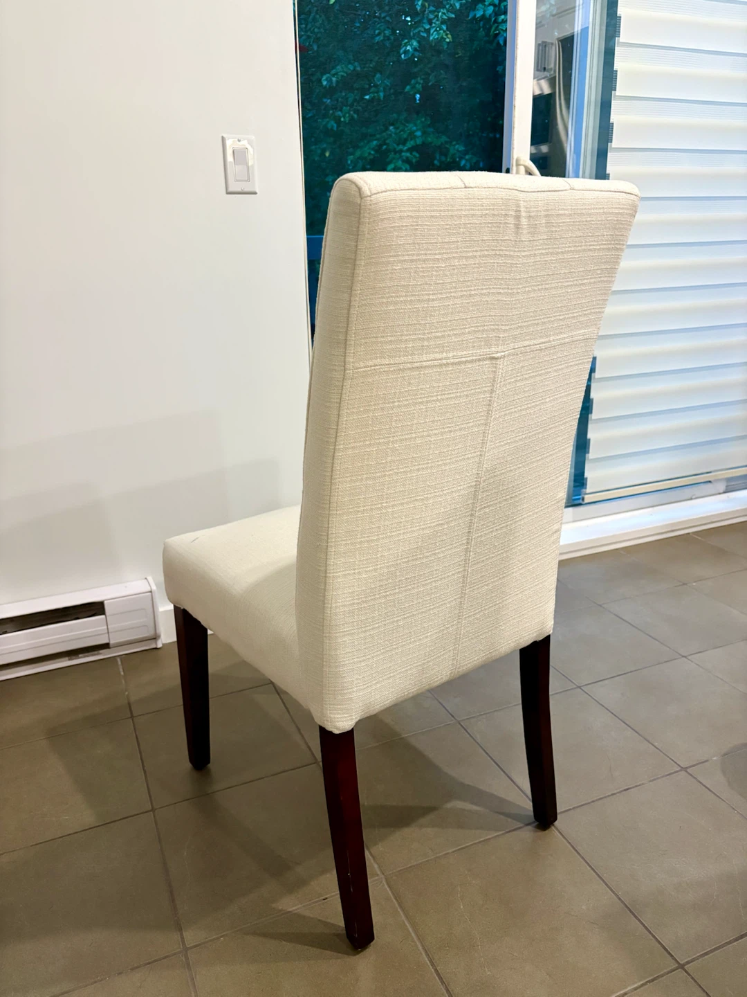 Pier 1 Upholstered Button-Tufted Chair - photo 2