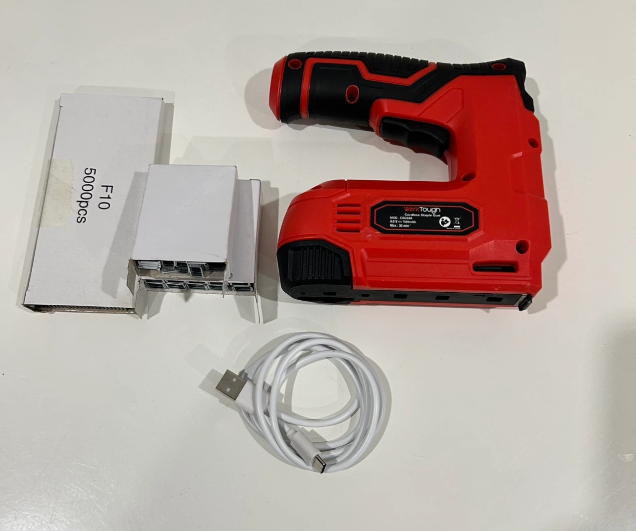 WerkTough Cordless electricStaple Gun with Staples