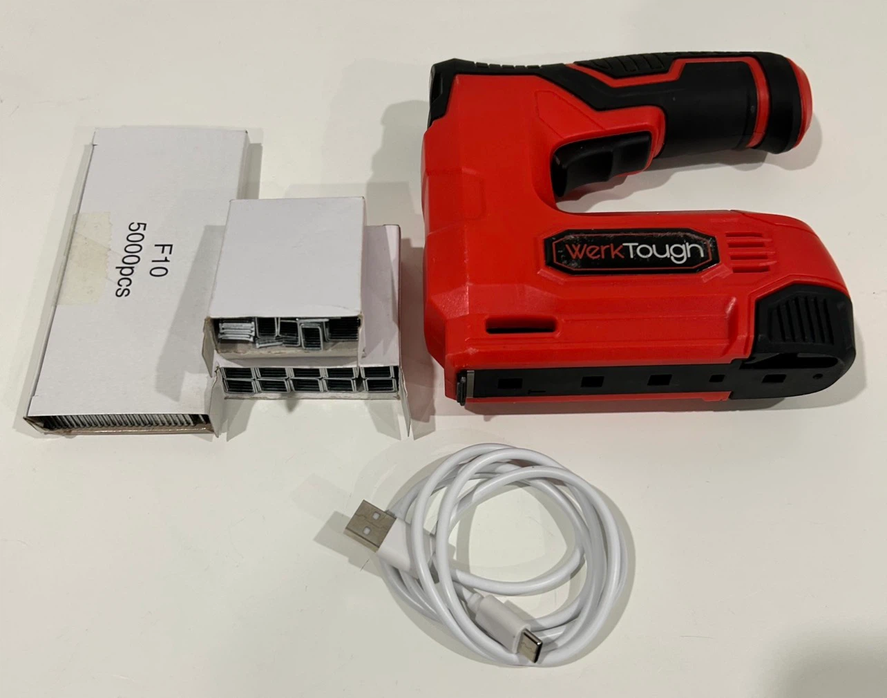 WerkTough Cordless electricStaple Gun with Staples - photo 2