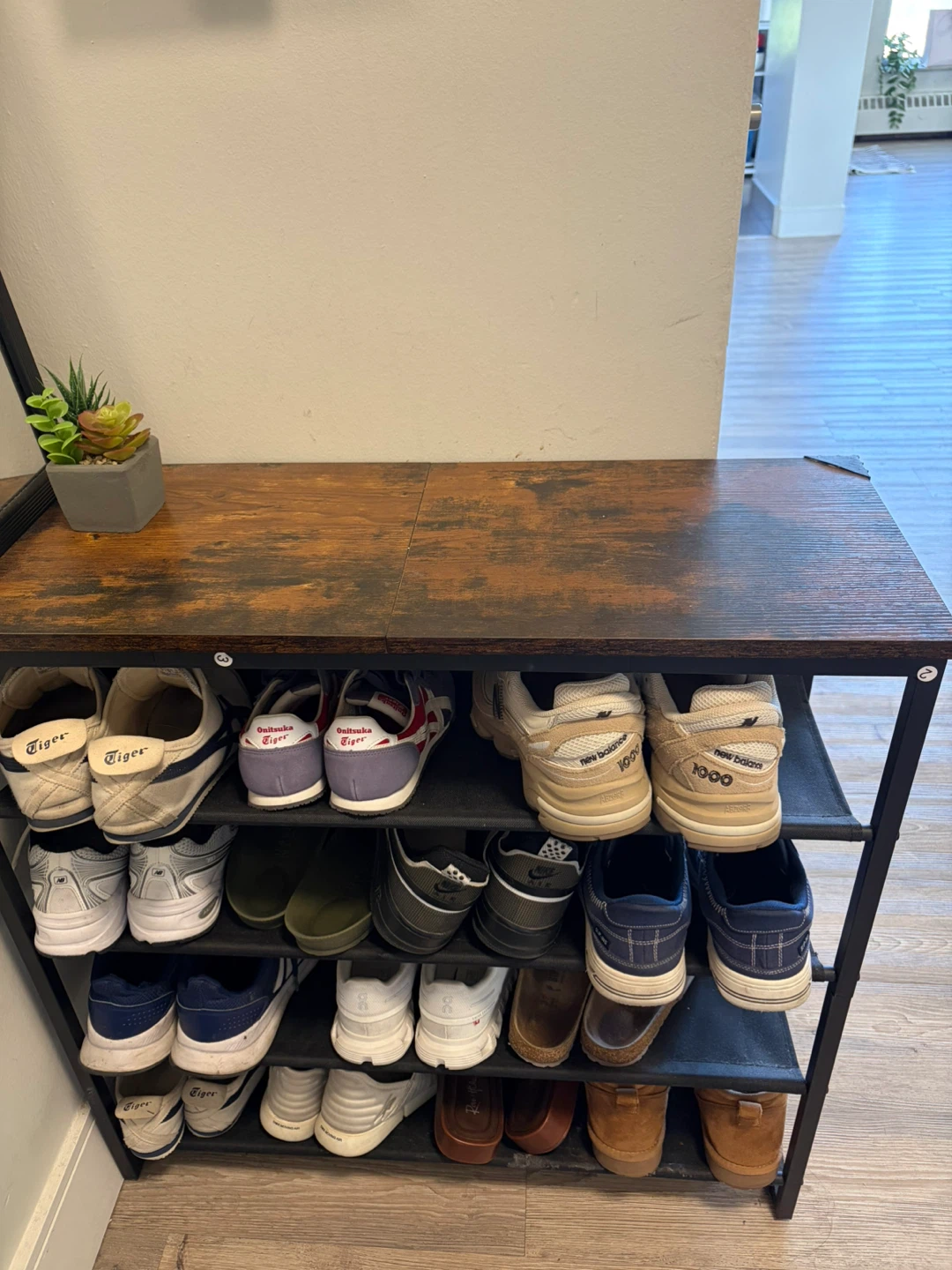 5-Tier Wooden Shoe Rack – Moving Sale